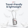 image:imageTSA Accepted Luggage Travel Lock SetYourOwn Combination Lock for School Gym Locker Luggage Suitcase Baggage Locks Filing Cabinets Toolbox Case Black 2 PackSilver