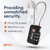 image:imageTSA Accepted Luggage Travel Lock SetYourOwn Combination Lock for School Gym Locker Luggage Suitcase Baggage Locks Filing Cabinets Toolbox Case Black 2 PackBlack