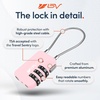 image:imageTSA Accepted Luggage Travel Lock SetYourOwn Combination Lock for School Gym Locker Luggage Suitcase Baggage Locks Filing Cabinets Toolbox Case Black 2 PackPink