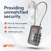 image:imageTSA Accepted Luggage Travel Lock SetYourOwn Combination Lock for School Gym Locker Luggage Suitcase Baggage Locks Filing Cabinets Toolbox Case Black 2 PackSlate Gray