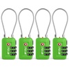 image:imageTSA Accepted Luggage Travel Lock SetYourOwn Combination Lock for School Gym Locker Luggage Suitcase Baggage Locks Filing Cabinets Toolbox Case Black 2 PackGreen