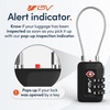 image:imageTSA Accepted Luggage Travel Lock SetYourOwn Combination Lock for School Gym Locker Luggage Suitcase Baggage Locks Filing Cabinets Toolbox Case Black 2 PackBlack