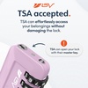 image:imageTSA Accepted Luggage Travel Lock SetYourOwn Combination Lock for School Gym Locker Luggage Suitcase Baggage Locks Filing Cabinets Toolbox Case Black 2 PackPurple