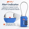 image:imageTSA Accepted Luggage Travel Lock SetYourOwn Combination Lock for School Gym Locker Luggage Suitcase Baggage Locks Filing Cabinets Toolbox Case Black 2 PackBlue