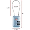 image:imageTSA Accepted Luggage Travel Lock SetYourOwn Combination Lock for School Gym Locker Luggage Suitcase Baggage Locks Filing Cabinets Toolbox Case Black 2 PackArctic Blue