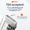 image:imageTSA Accepted Luggage Travel Lock SetYourOwn Combination Lock for School Gym Locker Luggage Suitcase Baggage Locks Filing Cabinets Toolbox Case Black 2 PackSilver