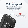 image:imageTSA Accepted Luggage Travel Lock SetYourOwn Combination Lock for School Gym Locker Luggage Suitcase Baggage Locks Filing Cabinets Toolbox Case Black 2 PackBlack