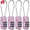 image:imageTSA Accepted Luggage Travel Lock SetYourOwn Combination Lock for School Gym Locker Luggage Suitcase Baggage Locks Filing Cabinets Toolbox Case Black 2 PackPurple