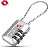image:imageTSA Accepted Luggage Travel Lock SetYourOwn Combination Lock for School Gym Locker Luggage Suitcase Baggage Locks Filing Cabinets Toolbox Case Black 2 PackSilver