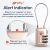 image:imageTSA Accepted Luggage Travel Lock SetYourOwn Combination Lock for School Gym Locker Luggage Suitcase Baggage Locks Filing Cabinets Toolbox Case Black 2 PackTitanium