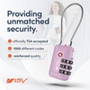 image:imageTSA Accepted Luggage Travel Lock SetYourOwn Combination Lock for School Gym Locker Luggage Suitcase Baggage Locks Filing Cabinets Toolbox Case Black 2 PackPurple