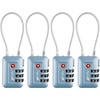 image:imageTSA Accepted Luggage Travel Lock SetYourOwn Combination Lock for School Gym Locker Luggage Suitcase Baggage Locks Filing Cabinets Toolbox Case Black 2 PackArctic Blue