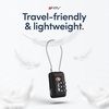 image:imageTSA Accepted Luggage Travel Lock SetYourOwn Combination Lock for School Gym Locker Luggage Suitcase Baggage Locks Filing Cabinets Toolbox Case Black 2 PackBlack