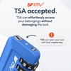 image:imageTSA Accepted Luggage Travel Lock SetYourOwn Combination Lock for School Gym Locker Luggage Suitcase Baggage Locks Filing Cabinets Toolbox Case Black 2 PackBlue