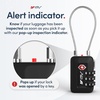 image:imageTSA Accepted Luggage Travel Lock SetYourOwn Combination Lock for School Gym Locker Luggage Suitcase Baggage Locks Filing Cabinets Toolbox Case Black 2 PackBlack