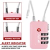 image:imageTSA Accepted Luggage Travel Lock SetYourOwn Combination Lock for School Gym Locker Luggage Suitcase Baggage Locks Filing Cabinets Toolbox Case Black 2 PackPink