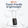 image:imageTSA Accepted Luggage Travel Lock SetYourOwn Combination Lock for School Gym Locker Luggage Suitcase Baggage Locks Filing Cabinets Toolbox Case Black 2 PackBlack