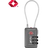 image:imageTSA Accepted Luggage Travel Lock SetYourOwn Combination Lock for School Gym Locker Luggage Suitcase Baggage Locks Filing Cabinets Toolbox Case Black 2 PackSlate Gray