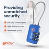 image:imageTSA Accepted Luggage Travel Lock SetYourOwn Combination Lock for School Gym Locker Luggage Suitcase Baggage Locks Filing Cabinets Toolbox Case Black 2 PackBlue