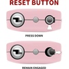 image:imageTSA Accepted Luggage Travel Lock SetYourOwn Combination Lock for School Gym Locker Luggage Suitcase Baggage Locks Filing Cabinets Toolbox Case Black 2 PackPink