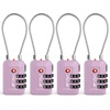 image:imageTSA Accepted Luggage Travel Lock SetYourOwn Combination Lock for School Gym Locker Luggage Suitcase Baggage Locks Filing Cabinets Toolbox Case Black 2 PackPurple