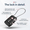 image:imageTSA Accepted Luggage Travel Lock SetYourOwn Combination Lock for School Gym Locker Luggage Suitcase Baggage Locks Filing Cabinets Toolbox Case Black 2 PackBlack