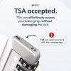 image:imageTSA Accepted Luggage Travel Lock SetYourOwn Combination Lock for School Gym Locker Luggage Suitcase Baggage Locks Filing Cabinets Toolbox Case Black 2 PackSilver