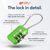 image:imageTSA Accepted Luggage Travel Lock SetYourOwn Combination Lock for School Gym Locker Luggage Suitcase Baggage Locks Filing Cabinets Toolbox Case Black 2 PackGreen