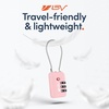 image:imageTSA Accepted Luggage Travel Lock SetYourOwn Combination Lock for School Gym Locker Luggage Suitcase Baggage Locks Filing Cabinets Toolbox Case Black 2 PackPink