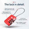 image:imageTSA Accepted Luggage Travel Lock SetYourOwn Combination Lock for School Gym Locker Luggage Suitcase Baggage Locks Filing Cabinets Toolbox Case Red 2 Pack