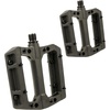 image:imageBV Bike Pedals with Replaceable Pins  Flat Lightweight amp Durable Bicycle Pedals with Great Grip  Made of Alloy Steel amp Plastic  Ideal for BMX Dirt Jumper Hybrid Bikes amp as MTB  Adult FitPd532 Nylon Body  Cnc Axle
