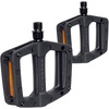 image:imageBV Bike Pedals with Replaceable Pins  Flat Lightweight amp Durable Bicycle Pedals with Great Grip  Made of Alloy Steel amp Plastic  Ideal for BMX Dirt Jumper Hybrid Bikes amp as MTB  Adult FitPd6 Nylon Body  Boron Steel Axle
