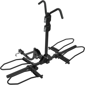 image:imageBV Bike Hitch Mount Rack Carrier for Car Truck SUV  Tray Style Smart Tilting Design StandardFat Tire 2 BikeStandard  Fat Tire 2 Bikes