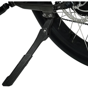 image:imageBV Bike Kickstand  Mountain Bike Kick Stand for 2429 Bicycles  Adjustable Length NonSlip Sole Aluminum Alloy Material  Bicycle KickstandEbike Version  40mm Hole Distance