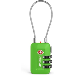 image:imageTSA Accepted Luggage Travel Lock SetYourOwn Combination Lock for School Gym Locker Luggage Suitcase Baggage Locks Filing Cabinets Toolbox Case Black 2 PackGreen