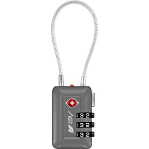 image:imageTSA Accepted Luggage Travel Lock SetYourOwn Combination Lock for School Gym Locker Luggage Suitcase Baggage Locks Filing Cabinets Toolbox Case Black 2 PackSlate Gray