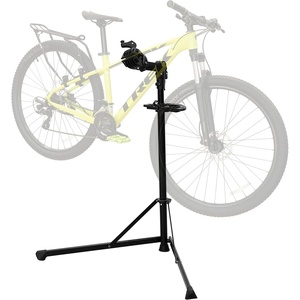 image:imageBV Mechanic Bike Repair Stand  Bicycle Workstand with Adjustable Height for Standard Mountain and Road Bikes Tool Plate Included