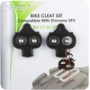 image:imageBV Bike Cleats  Compatible with Shimano SPD amp Look XTrack Pedals for Spinning Indoor Cycling and Mountain Biking  Easy Cleat Release Top Power Transfer Customizable StabilitySpd Cleats  2 Pairs