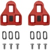 image:imageBV Bike Cleats Compatible with Look Delta and Peloton Bike  Adjustable 9 Degree Float System for Ultimate Stability and Power Transfer  Durable Red Metal Cleats for Road and Indoor Cycling Shoes9 Degree Float 1 Pair