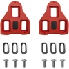 image:imageBV Bike Cleats Compatible with Look Delta and Peloton Bike  Adjustable 9 Degree Float System for Ultimate Stability and Power Transfer  Durable Red Metal Cleats for Road and Indoor Cycling Shoes9 Degree Float 2 Pairs