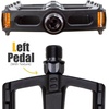 image:imageBV Bike Pedal  Universal Fit Bicycle Pedals 916 Compatible NonSlip amp Durable Lightweight Fits Most Adult Bikes amp MTB Bicycles916 Regular