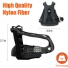 image:imageBV Bike Pedals Shimano SPDLook Delta Compatible 916 with Toe Clips  Peloton Pedals for Regular Shoes  Toe Cages for Peloton Bike  Exercise Bike Pedals  Universal Fit Bicycle PedalCleat With Toe Cage