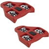 image:imageBV Bike Cleats Compatible with Look Delta and Peloton Bike  Adjustable 9 Degree Float System for Ultimate Stability and Power Transfer  Durable Red Metal Cleats for Road and Indoor Cycling Shoes9 Degree Float 1 Pair
