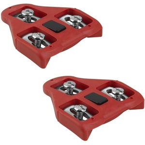 image:imageBV Bike Cleats Compatible with Look Delta and Peloton Bike  Adjustable 9 Degree Float System for Ultimate Stability and Power Transfer  Durable Red Metal Cleats for Road and Indoor Cycling Shoes9 Degree Float 1 Pair