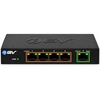 image:imageBVTech 5 Port Gigabit PoE Switch 4 PoE 55W Compact Wall MountablePOESW501GPLUSFBA